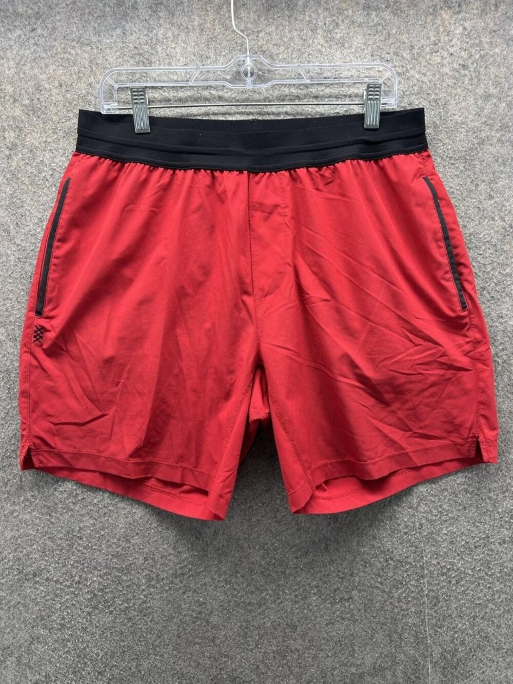 Rhone Shorts Mens Large Red Running Athletic Lined Lightweight 8 Inseam Stretch